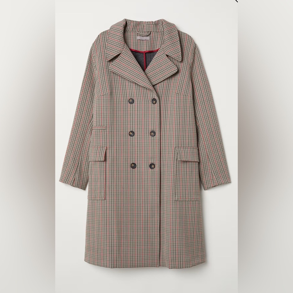 H&M wool long Women's jacket size 6